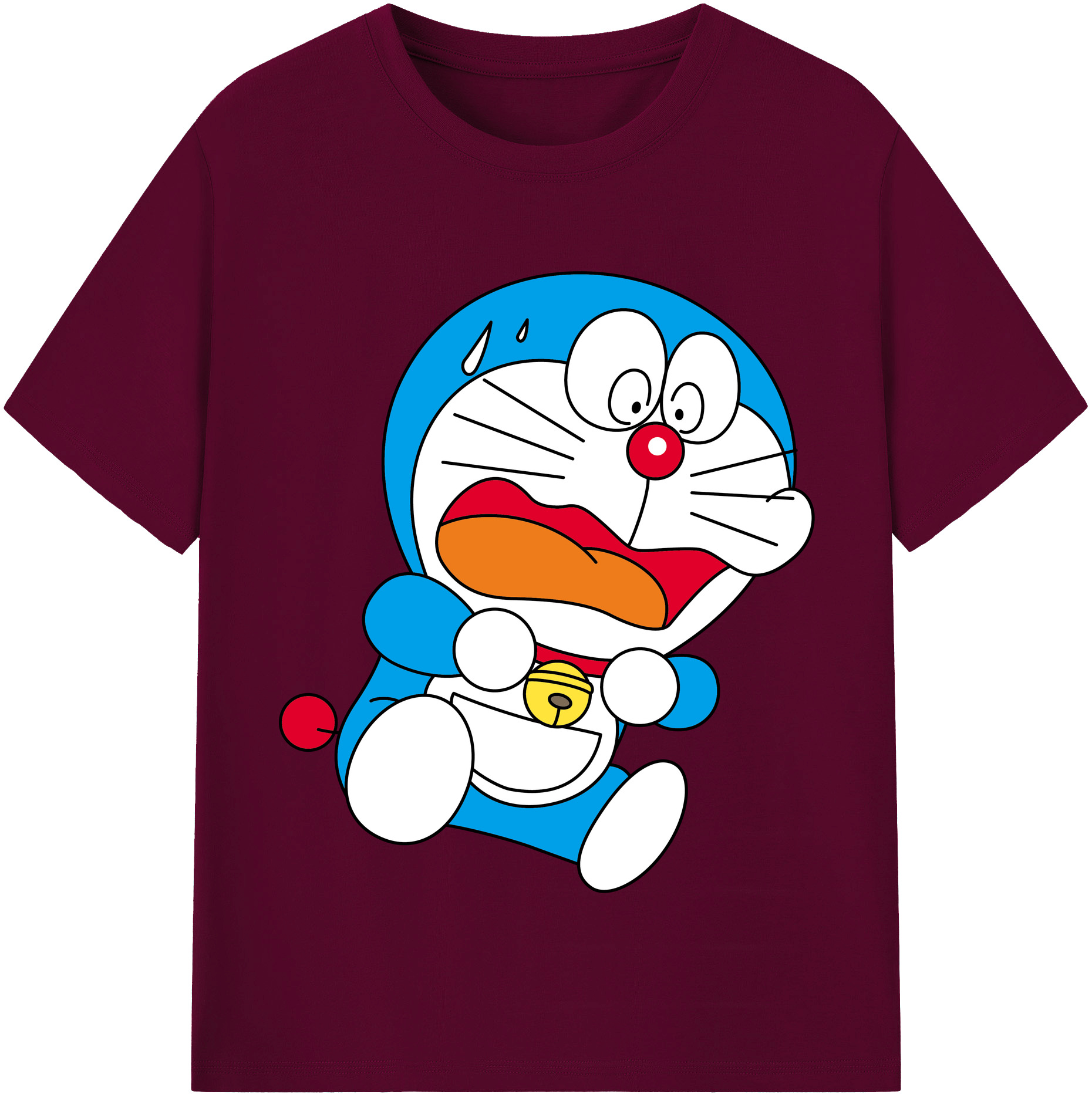 （画像用） ドラえもん Doraemon レディースカジュアルプリントTシャツ（綿100％）